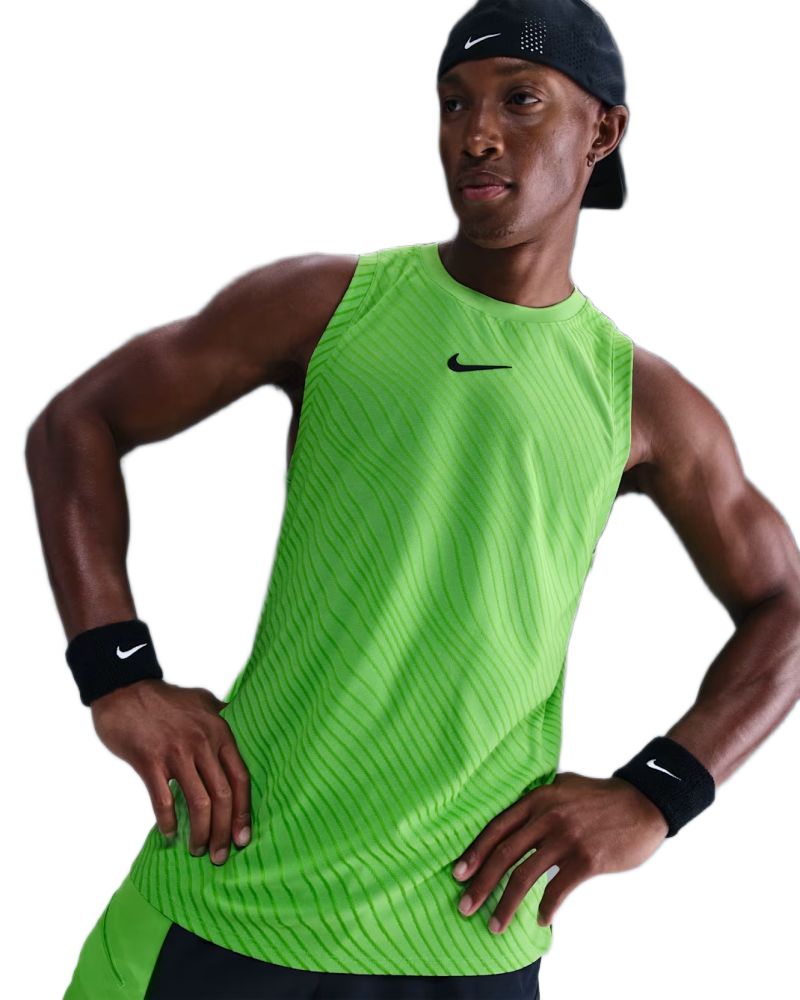 Nike Court Slam Dri-FIT ADV Sleeveless - mean green/black 