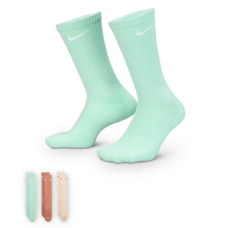 Nike Everyday Plus Cushioned Training Crew 3P - multicolor