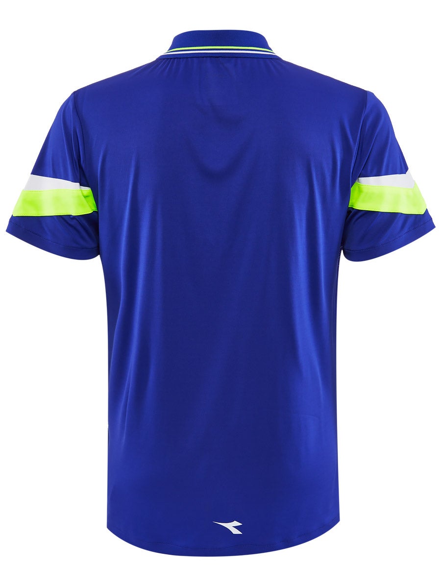 diadora-polo-ss-blue-regista-1 Diadora Polo SS - blue regista