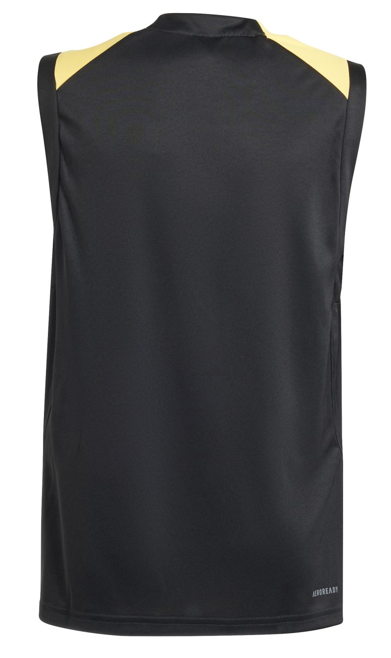 IN6496_2_APPAREL_Photography_Front-Center-View_white Adidas Girls Aeroready Pro Tank - white/orange/black