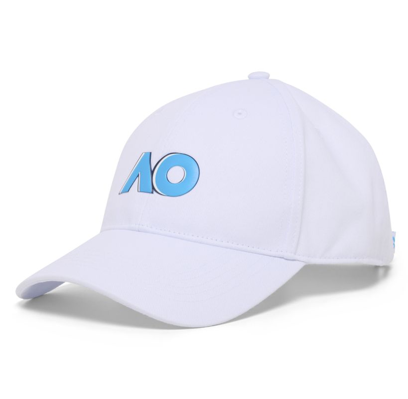 Australian Open Adults Logo - white