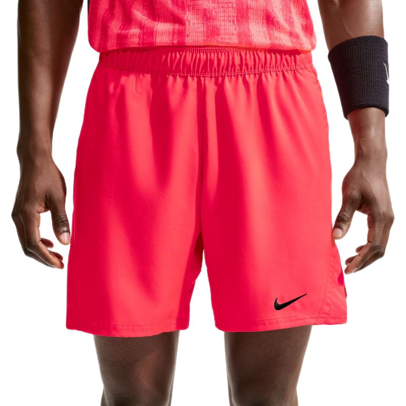 Nike Court Dri-Fit Victory 7" - bright crimson/black