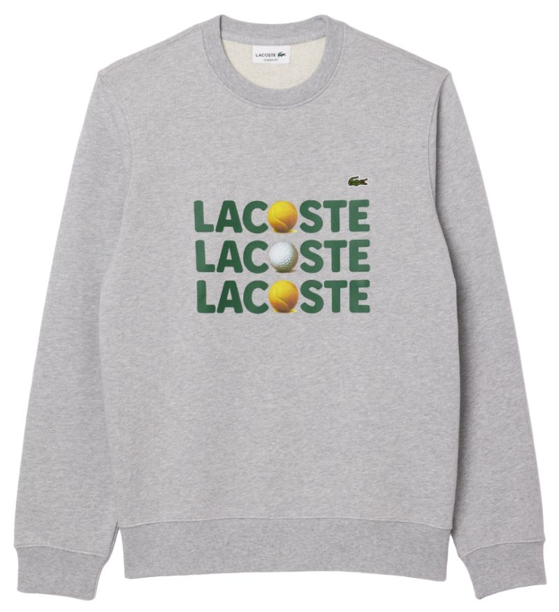 Lacoste Ball Print Fleece Sweatshirt