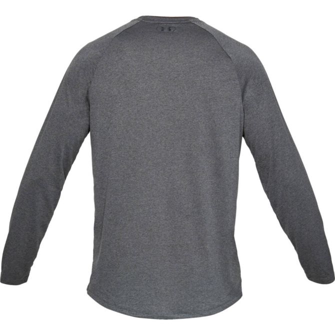 Under Armour Men's UA Tech Long Sleeve - carbon heather/black