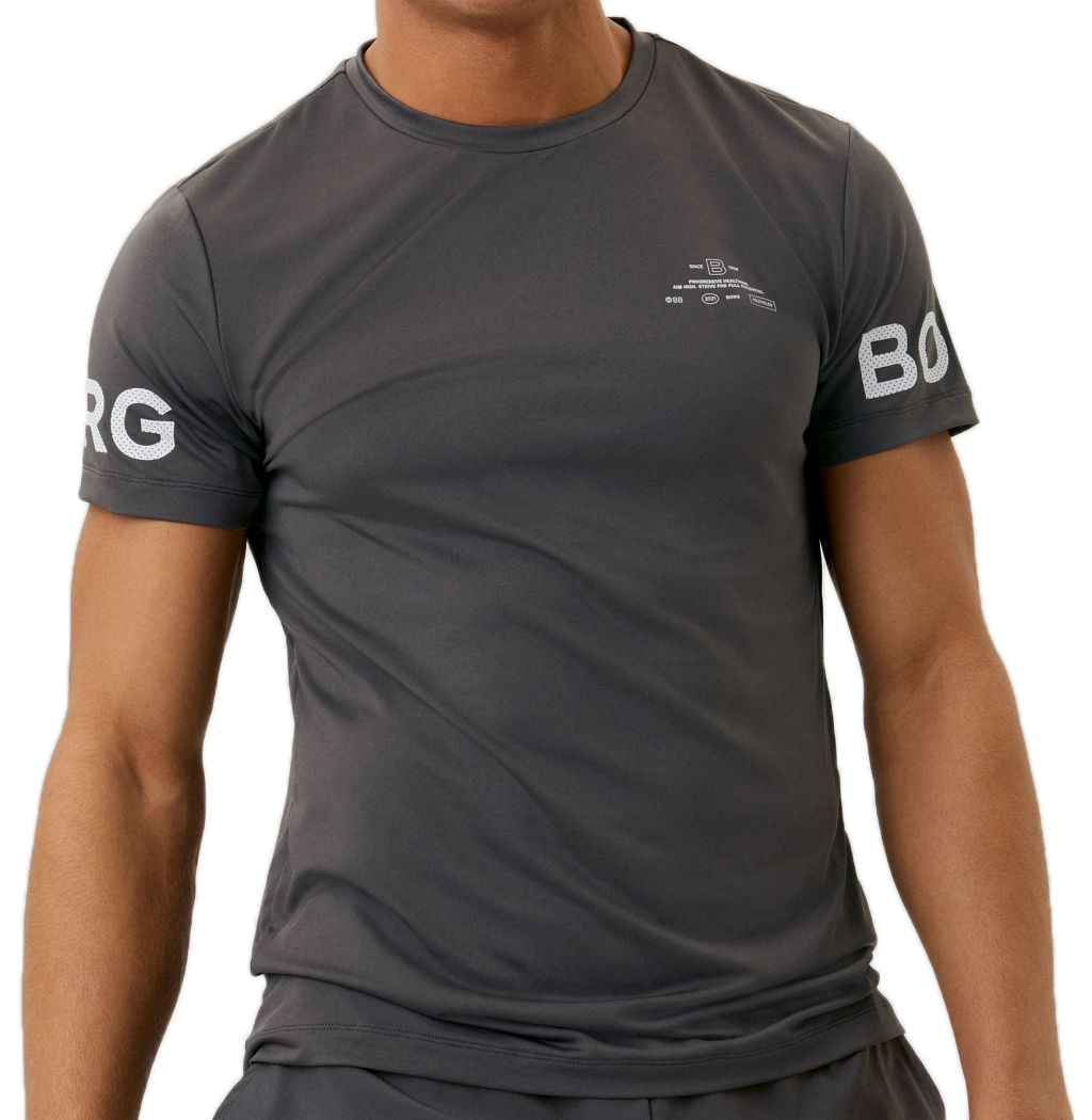 Björn Borg Graphic T-Shirt M - pavement Björn Borg Graphic T-Shirt M - pavement