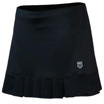  K-Swiss Mesh Pleat Skirt - black