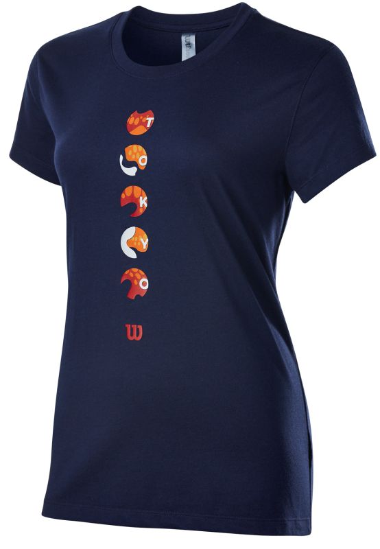 Wilson Tokyo Tech Tee W - maritime blue
