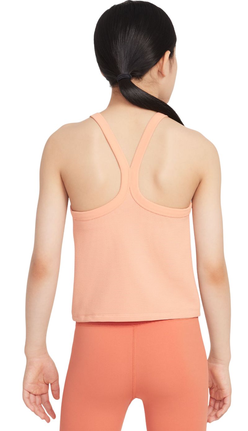 Nike Girls High-Neck Tank - apricot agate/white