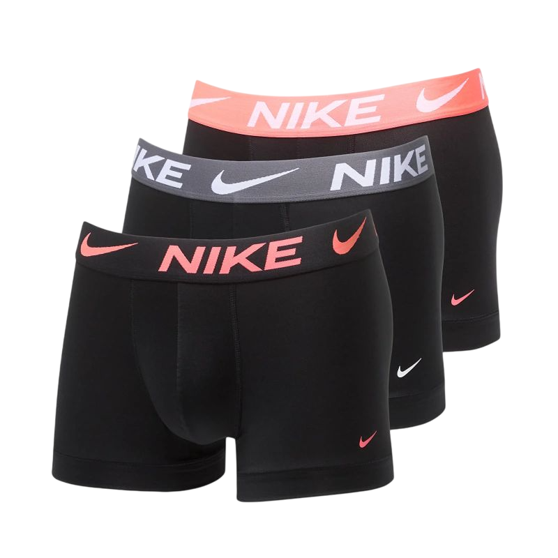 Nike Dri-Fit Essential Micro 3P - black/heat punch/dark grey