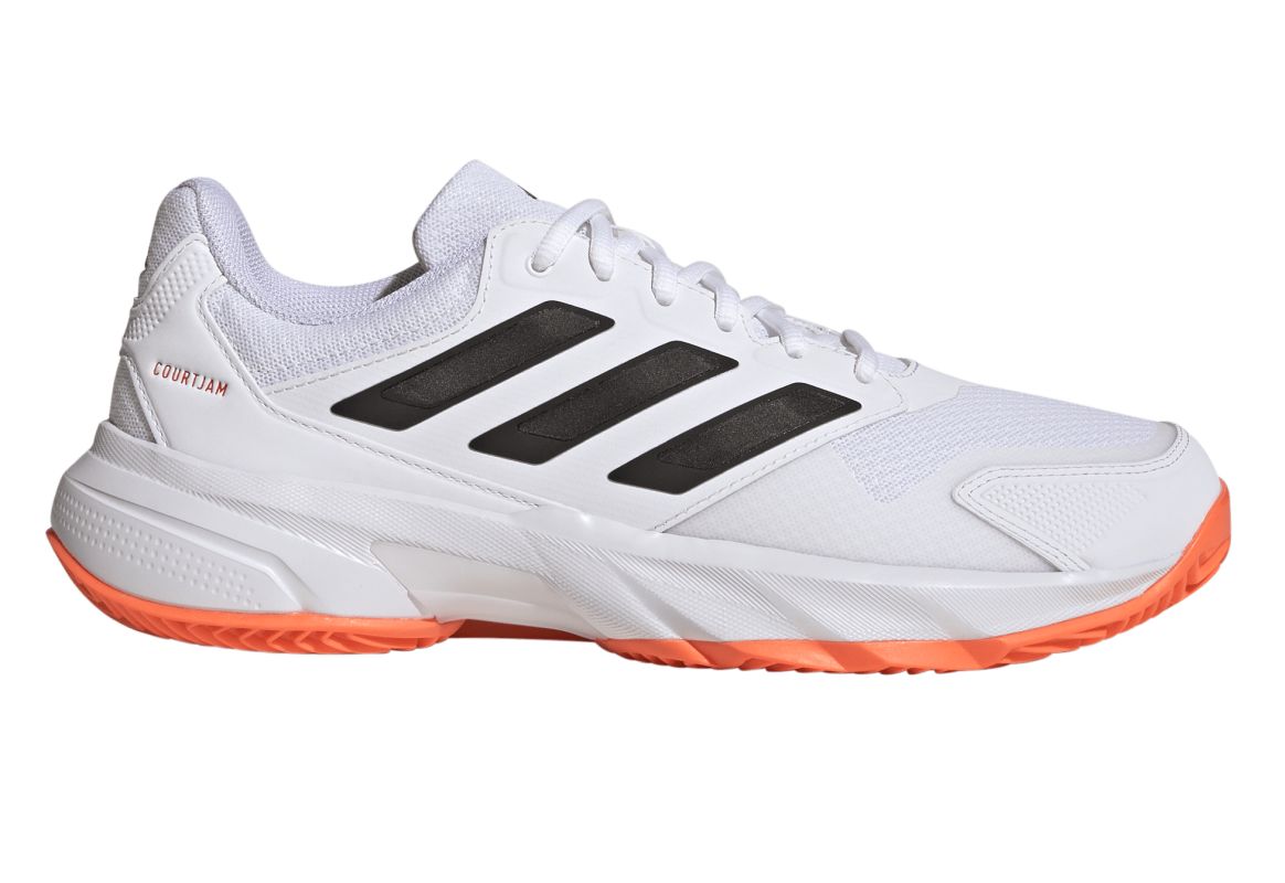 Adidas CourtJam Control 3 M Clay - cloud white/core black/lucid orange