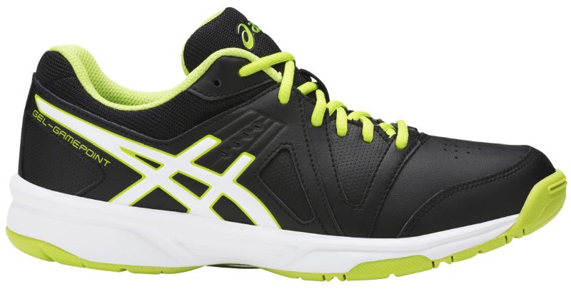 Asics Gel-Gamepoint GS - black/white/energy green