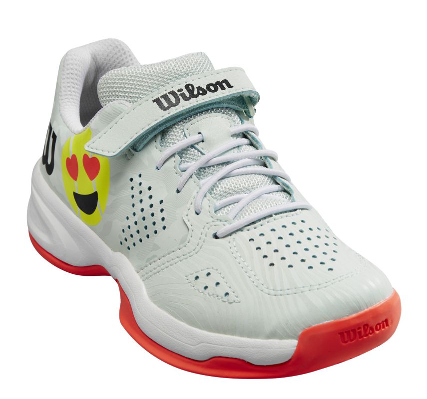 Wilson Kaos Emo K - opal blue/white/flery coral