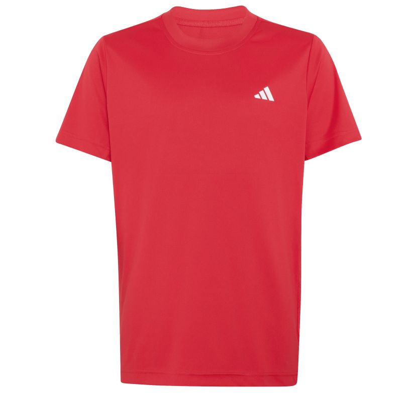 Koszulka chłopięca Adidas Boys Club - purple ruby