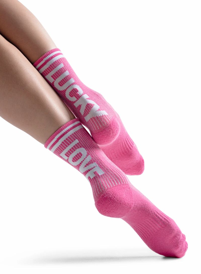 Lucky in Love Core Crew Socks 2P - multicolor