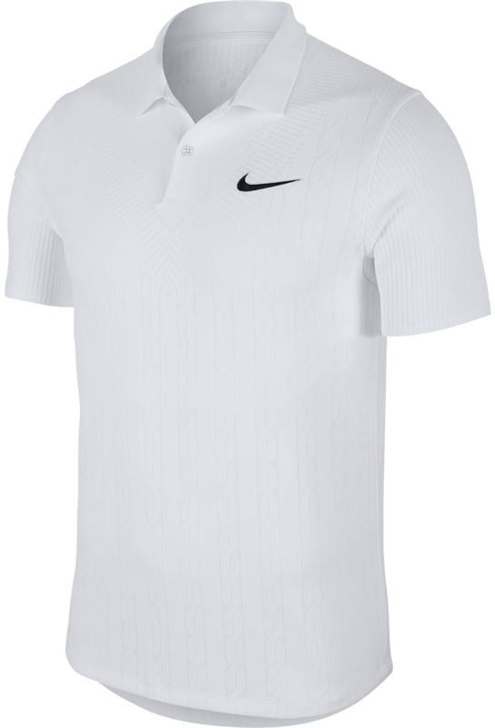 Nike Court Advance Polo LN - white/white/black