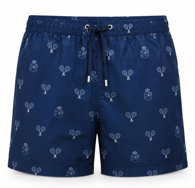 Monte-Carlo Country Club MCCC Crossed Rackets Boxer - navy