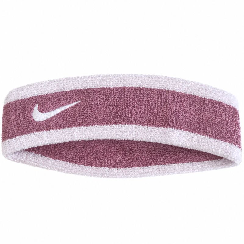 Frotka na głowę Nike Swoosh Headband - pink smoke/bleached lilac/white
