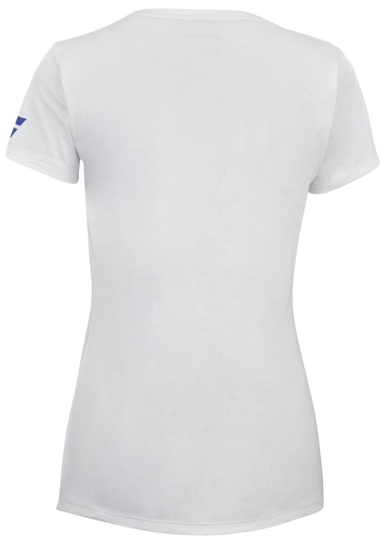 Babolat Girls Exercise T-Shirt - white/white