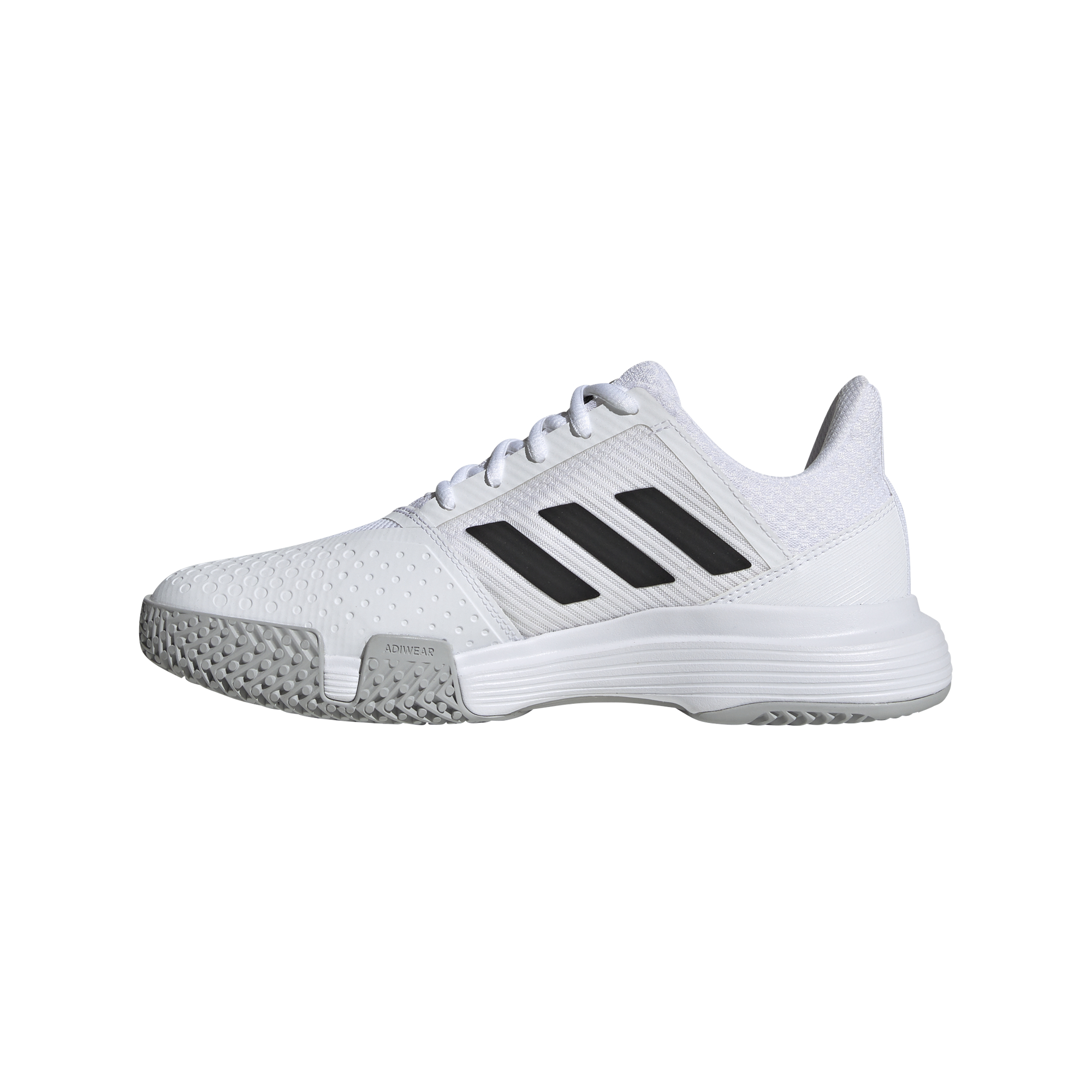 Adidas CourtJam Bounce W - white/core black/metallic silver
