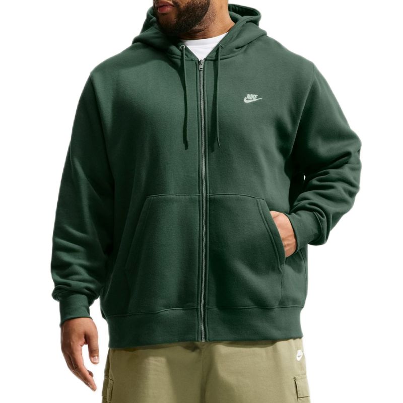 Nike Club Full-Zip Fleece - fir/fir/white