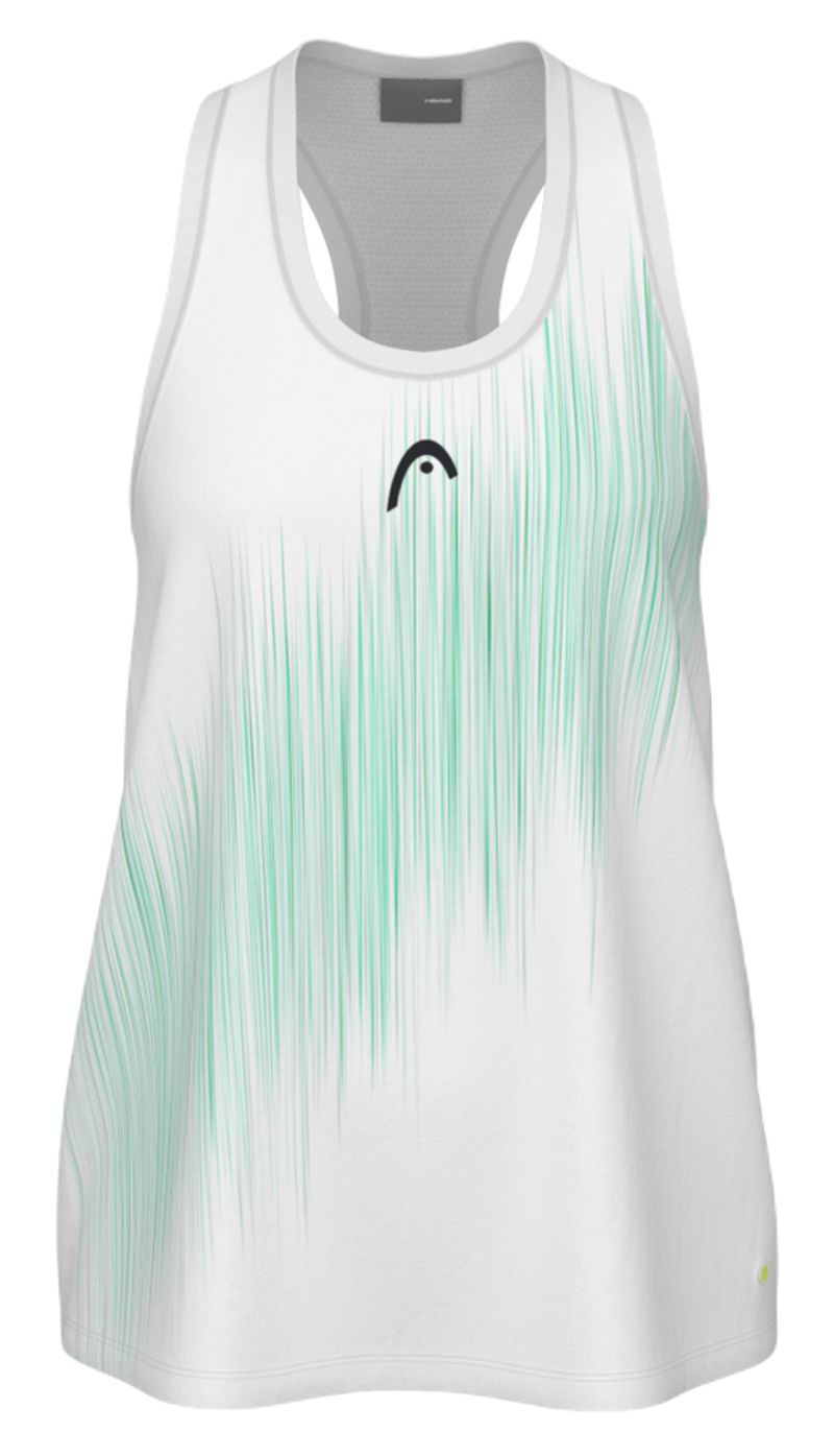463272 Head Girls Vision Agility Tank - candy green/performance print