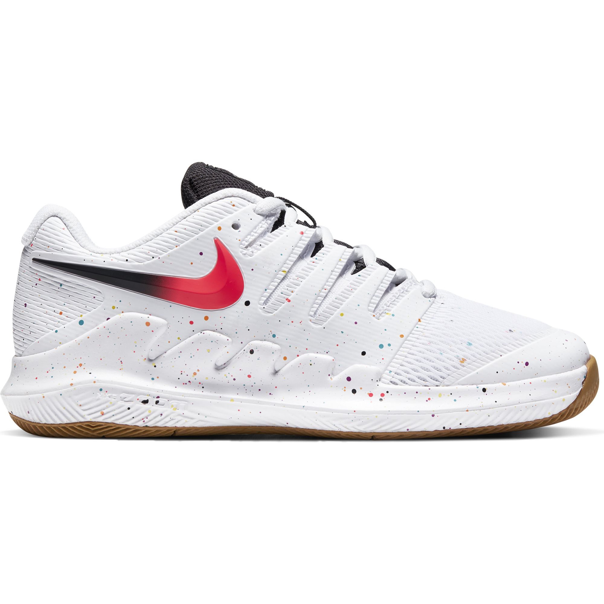 Nike Jr Vapor X - white/laser crimson
