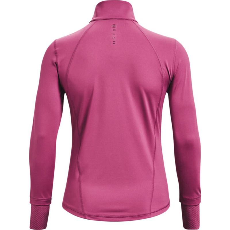 under-armour-women-s-rush-full-zip-pink-2 Under Armour Women's Rush Full Zip - pink