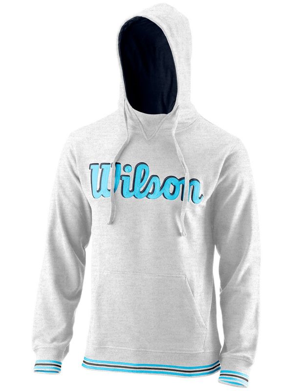 Wilson Chi Script PO Hoody-Slimfit M - white