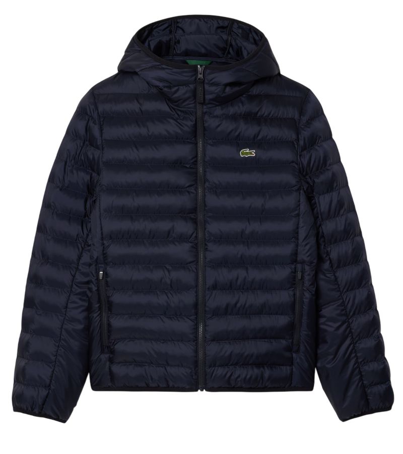 Lacoste Water-Repellent Quilted Puffed - navy blue