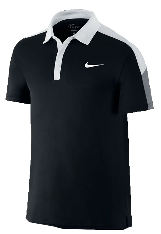 nike-team-court-polo-black-white-cool-grey Nike Team Court Polo - black/white/cool grey