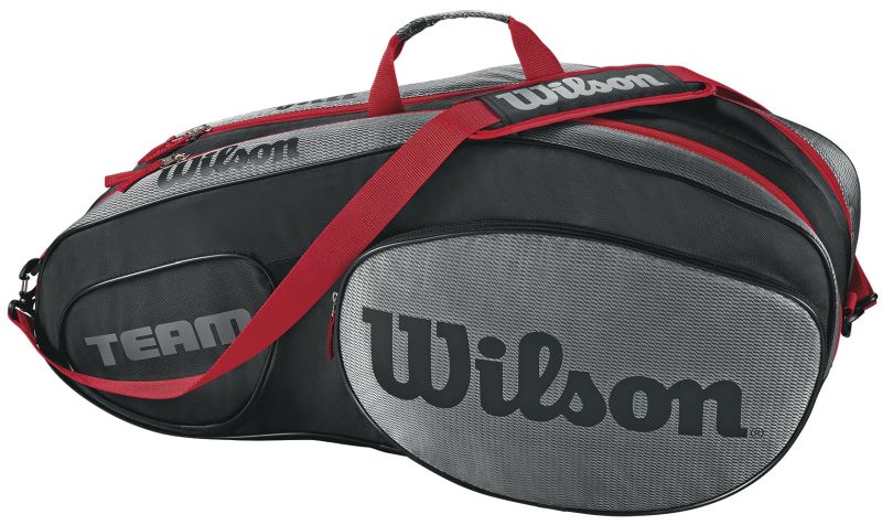 Wilson Team III 6 Pack Bag - black/grey