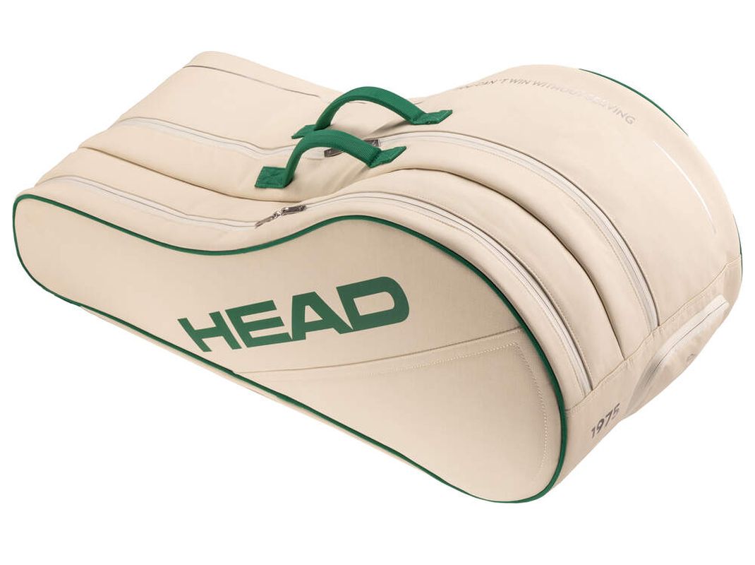 Head Arthur Ashe Racquet Bag L - white/green