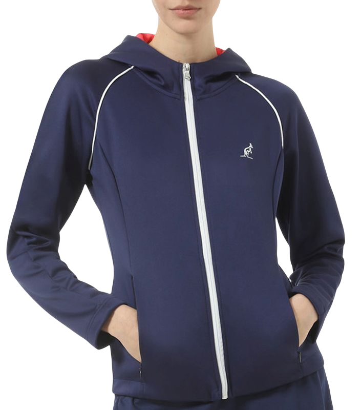 Australian Jacket in Double with Printed - blu cosmo Australian Jacket in Double with Printed - blu cosmo