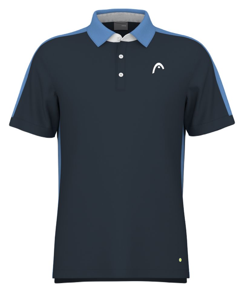 Head Slice Polo Shirt - navy