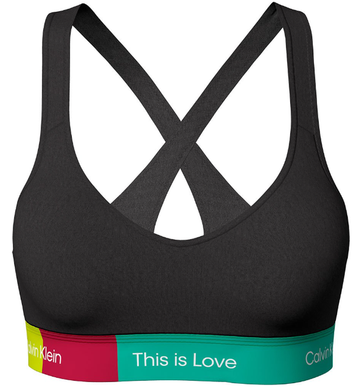 Calvin Klein Medium Support Sports Bra - black beauty