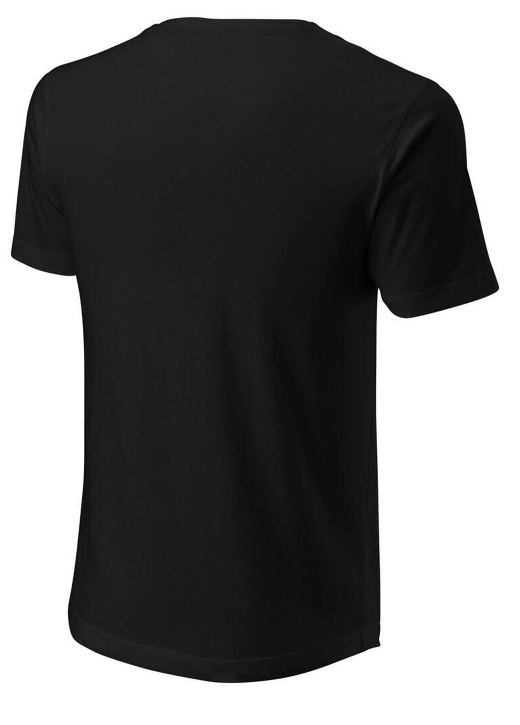 Wilson Script Eco Cotton Tee Slimfit - black/black