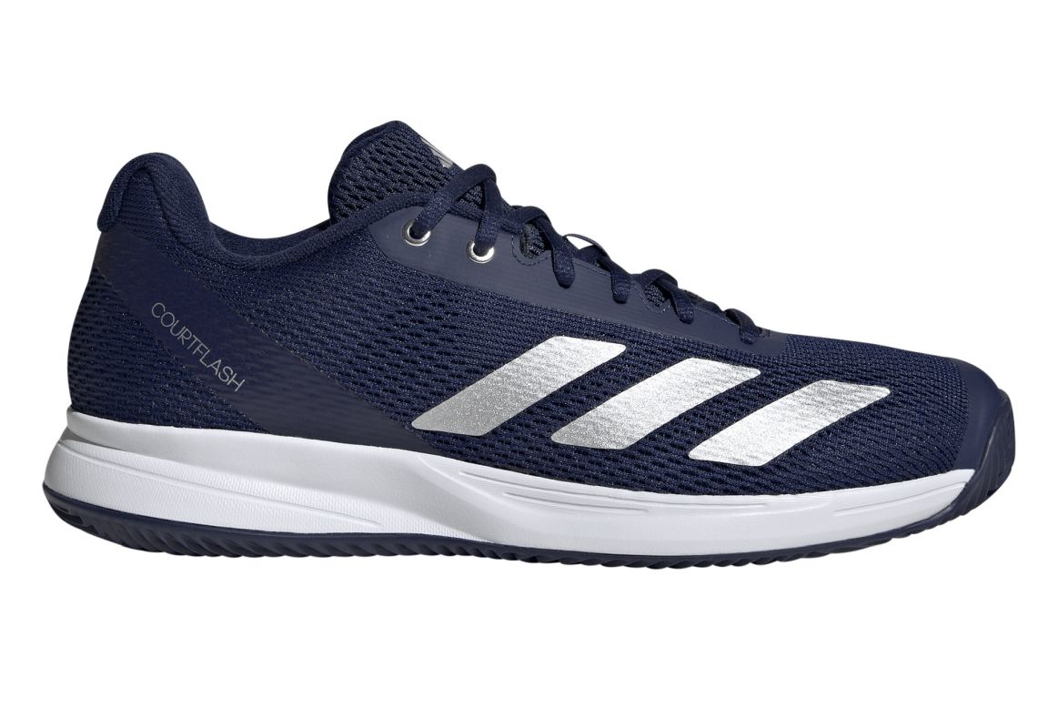 Adidas Courtflash Speed 2 - dark blue/silver metallic/white Adidas Courtflash Speed 2 - dark blue/silver metallic/white
