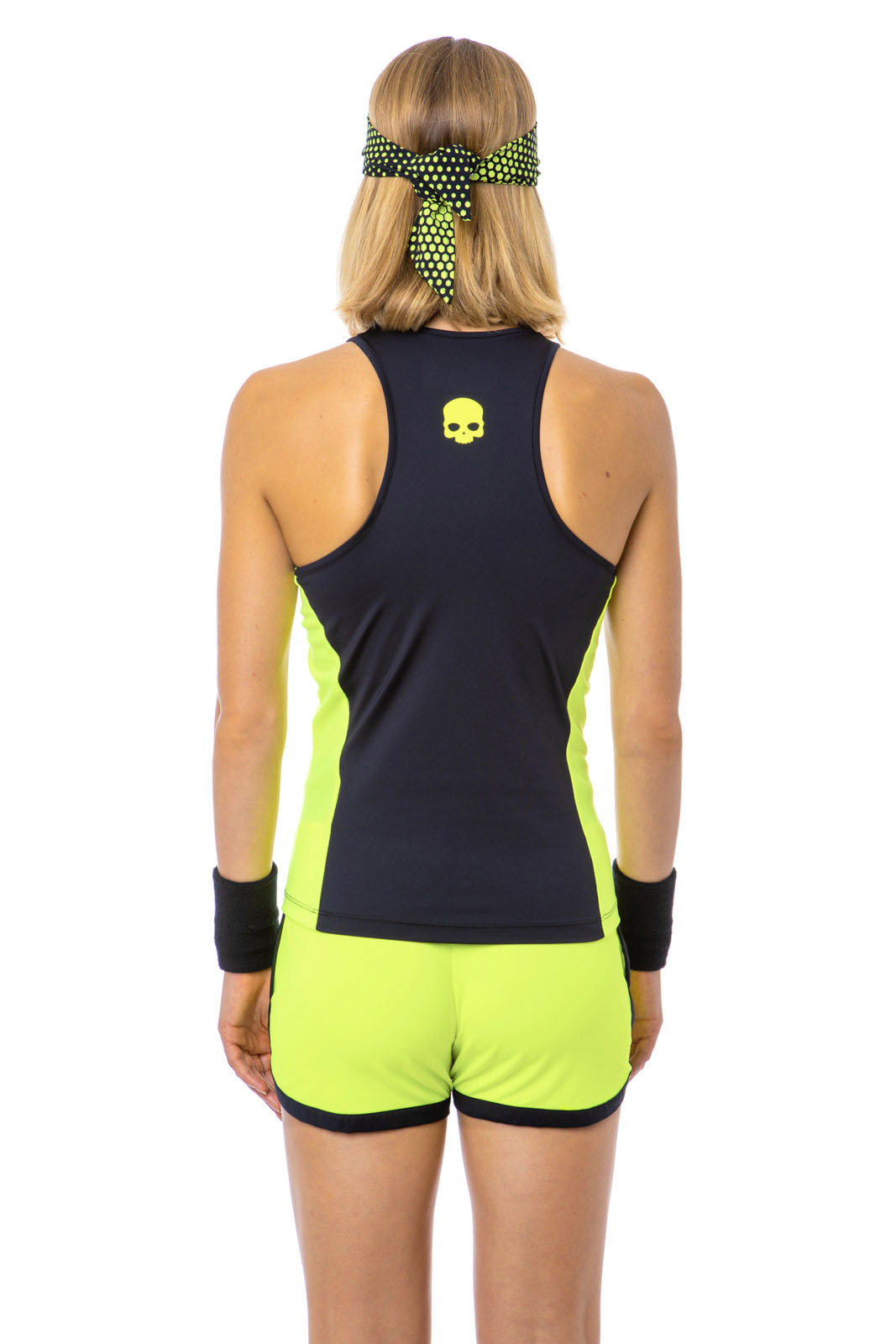 Hydrogen Tech Thunderbolt Tank Top - black/yellow fluo