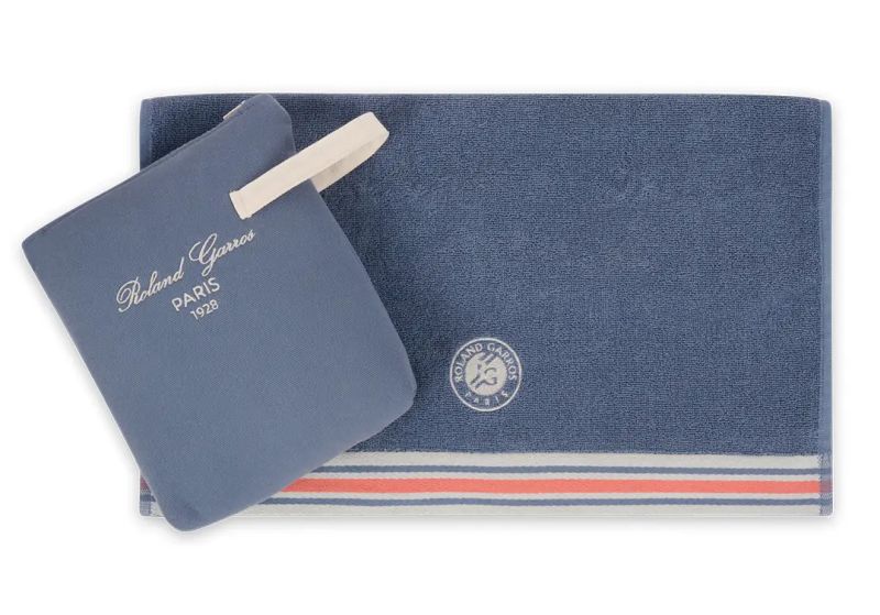 Roland Garros Sporty Chic Trousse Towel - navy