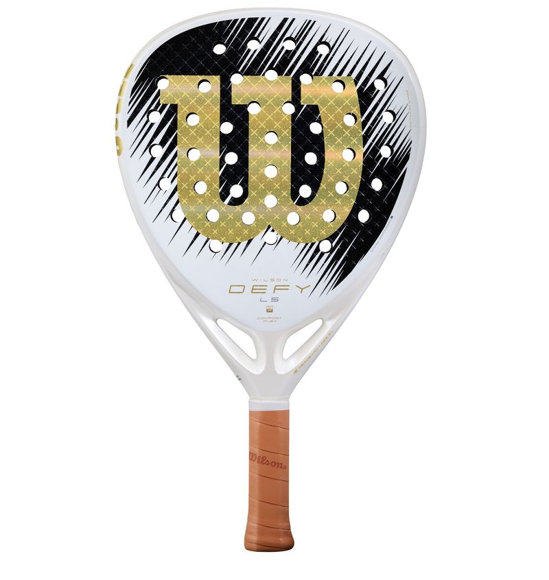Rakieta do padla Wilson Defy LS V1 SE Padel - white/gold