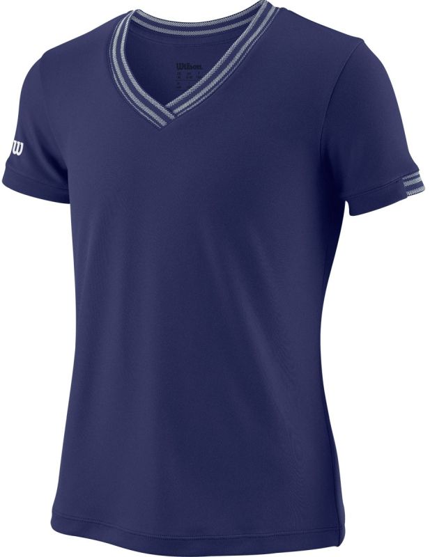 Wilson G Team V-Neck - blue depths