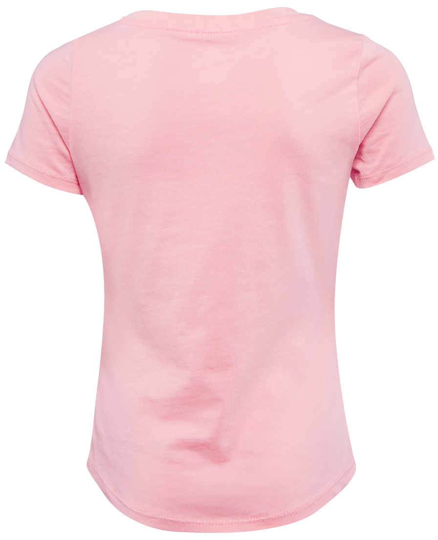Nike Girls Swoosh Tee Pool Party Just Do It - bleached coral/white