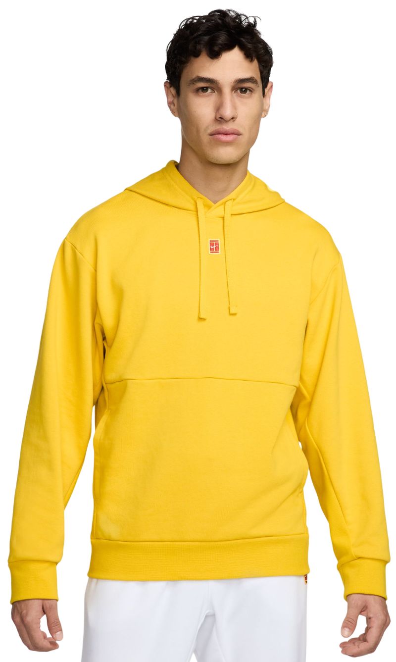 Nike Court Fleece Tennis Hoodie - vivid sulfur