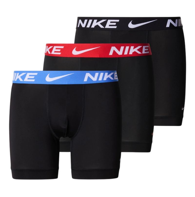 Nike Dri-Fit Essential Micro Brief 3P - black/blue/black