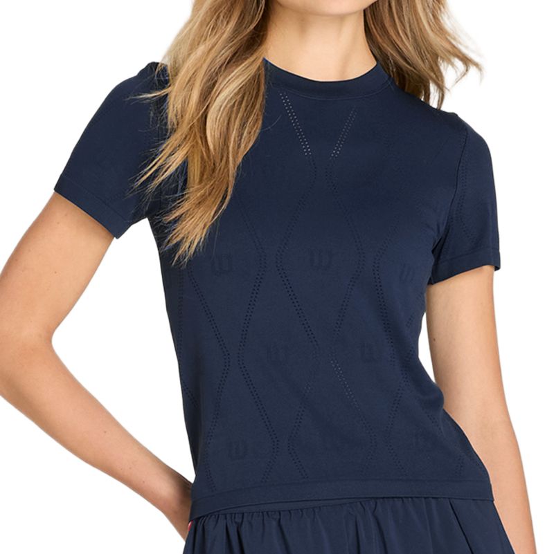 Wilson Seamless Short Sleeve - classic navy Wilson Seamless Short Sleeve - classic navy