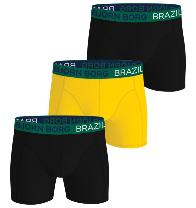 Björn Borg Cotton Stretch Brazil 3P - multicolor Björn Borg Cotton Stretch Brazil 3P - multicolor