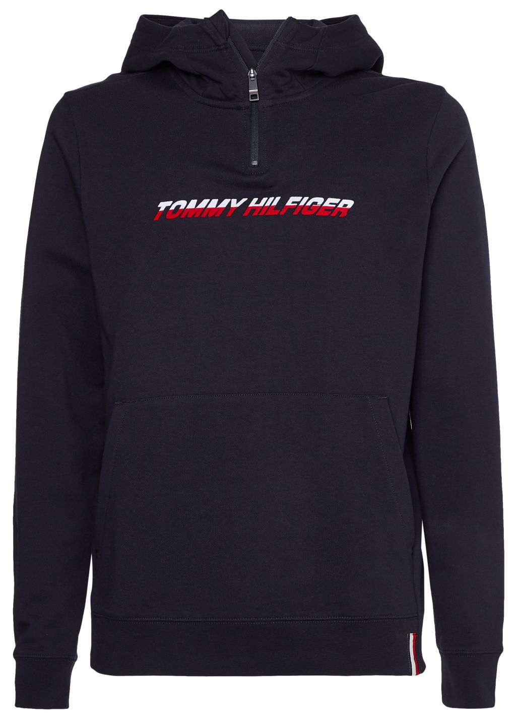 Tommy-Hilfig_SP2022_DW5_MW0MW22709DW5 Tommy Hilfiger Graphic 1/4 Zip - desert sky