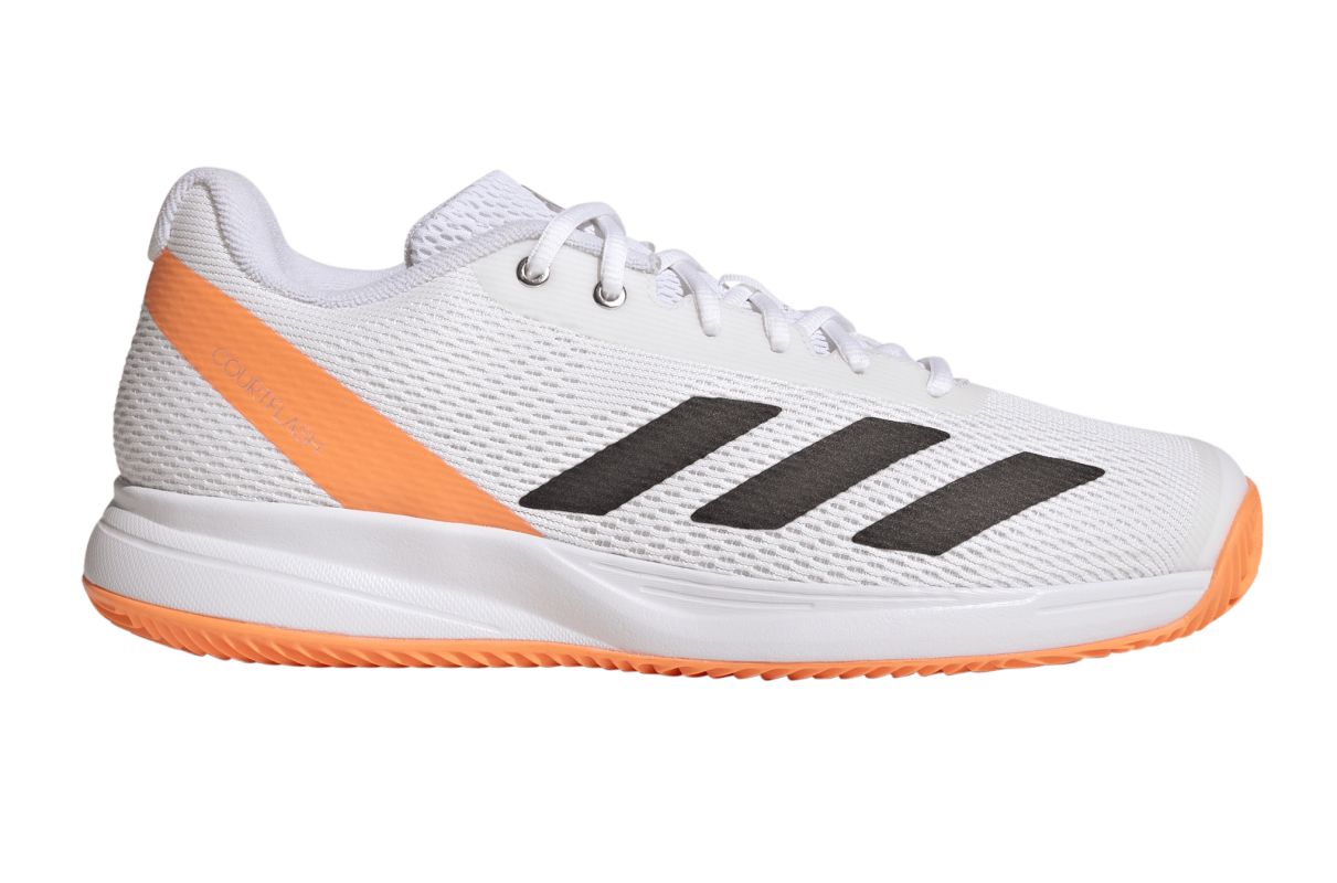 Adidas Courtflash Speed 2 - cloud white/core black/lucid orange