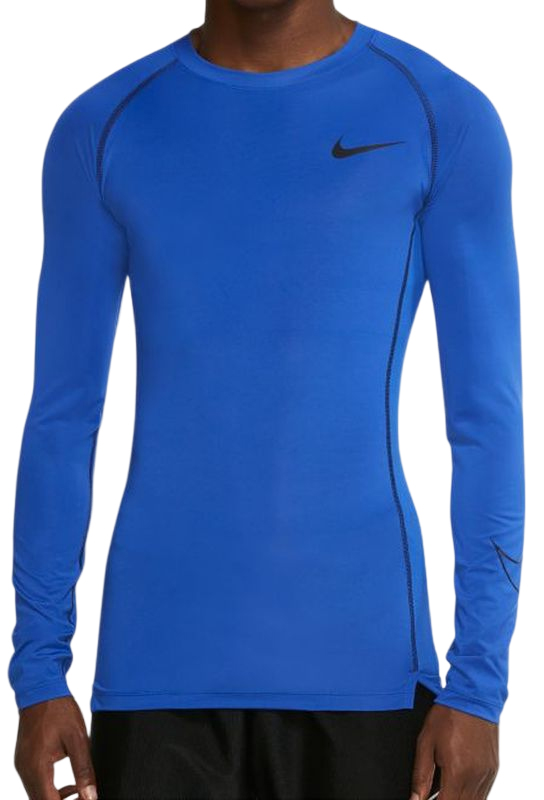 Nike Pro Dri-Fit Tight Top LS M - game royal/black/black
