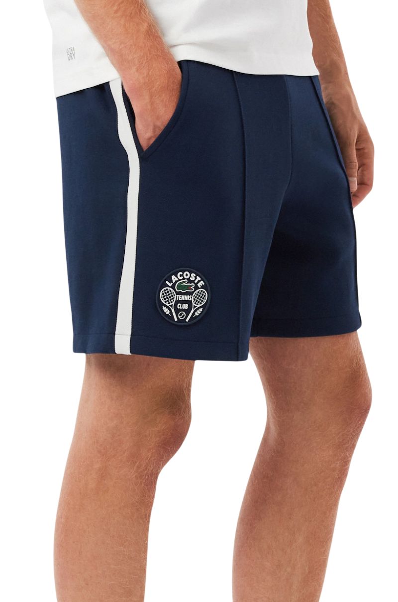 Lacoste Ultra Dry Badge Accent Tennis Heritage - navy blue/white 